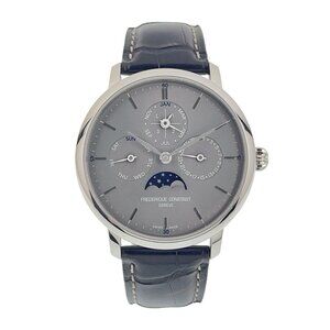 Frederique Constant Slimline Perpetual Steel Grey Dial 42mm Automatic FC-775G4S6